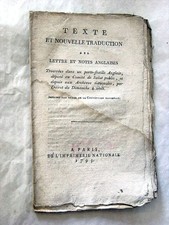 LIVRE ANCIEN LETTRE TROUVÉE