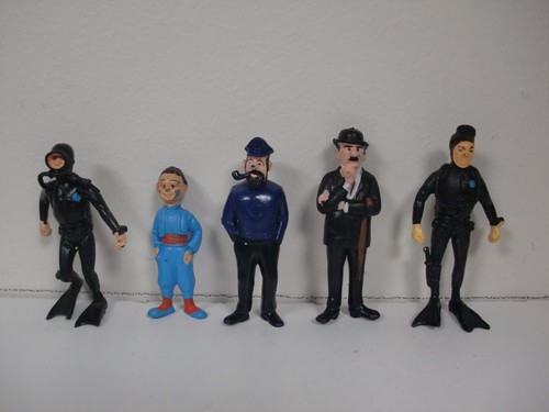 Lot figurines tintin esso - de,