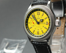 Rare Montre Homme Oris Big Crown Pointer Date Cadran Jaune Auto.7482B Cal.644...