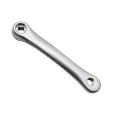 Manivelle gauche 170 alu forge etroite argent - fabricant Newton