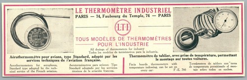 1928 i thermomètre - l.t.i,