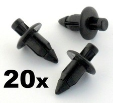 20x 6mm rivet plastique - 20x,