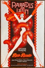 Affiche cabaret paradis latin - affiche,