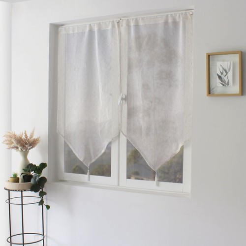 Paire voilages pointes - de,
