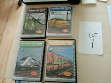 Lot 4 Dvd-la PASSION des trains-32/33/34/35-cheminot/tgv postal/LGV strasbourg