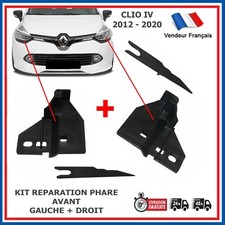 Kit Fixation Optique Phare Avant Gauche + Droit prévu pour Clio 4 de 2012 à 2020