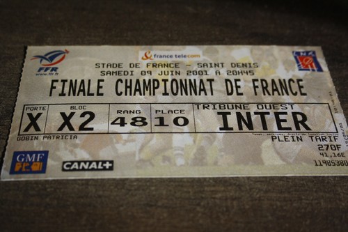 Ticket rugby stade - ticket, ))