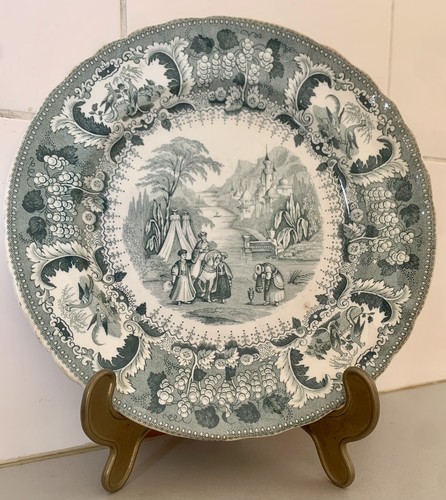 Assiette vieillard rare - assiette,