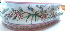Vasque, jardinière en faience Montereau avec émaux  "au vase étrusque" XIX