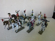 Lot 8 cavaliers en plomb