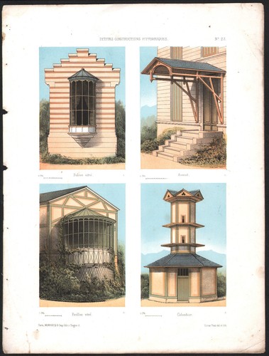 1860 belle lithographie - 1860,