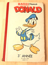Reliure DONALD , Hardi présente Donald 3 me année n105 à 130, 1949