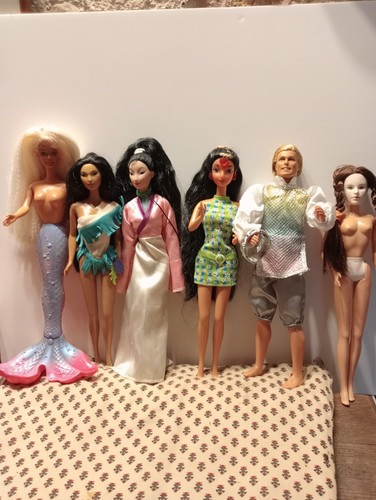 Lot poupées vintage mattel - lot,