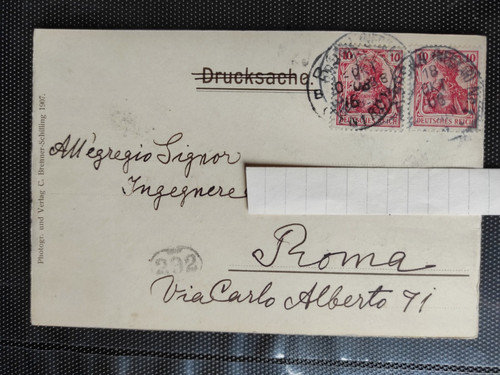 Italie 1908 timbres - italie, 86