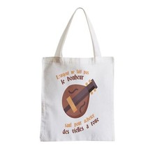 Sac en Tissu Vielle à roue Passion L'argent ne Fait Pas le Bonheur Moyen Âge