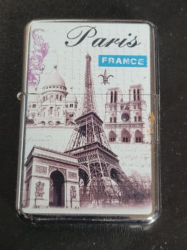 Briquet metal paris - briquet,