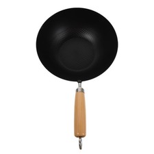  Petite poêle Wok en fer forgé pour une personne, cuisinière à gaz, Wok