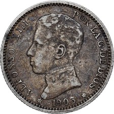 Espagne, Alfonso XIII, Peseta