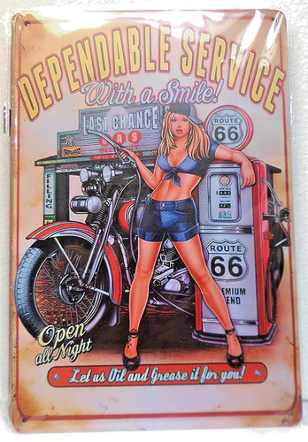Plaque metal vintage 20x30 - plaque,