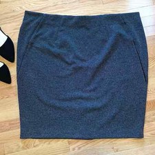 Lane Bryant Grey Tweed Pencil
