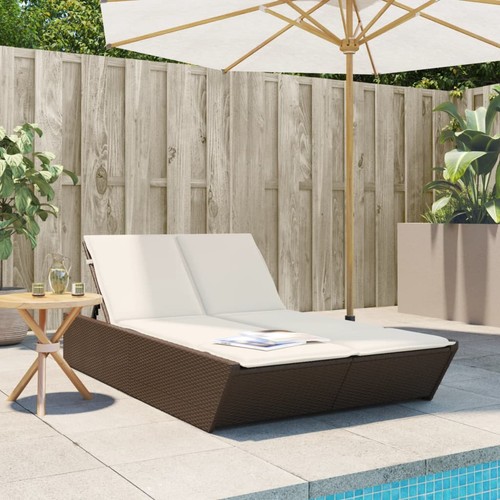 Chaise longue double avec - double,