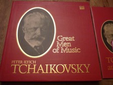 coffret 4 disques vinyl 33 t  great men of music peter ilyich  TCHAIKOVSKY