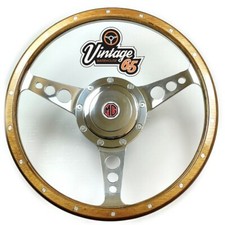Volant En Bois Lourd Riveté De 13 Pouces Pour MG MGB GT Midget Et Kit Boss