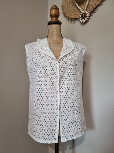 Vintage blouse blanche - vintage,