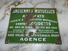 Ancienne plaque en tôle