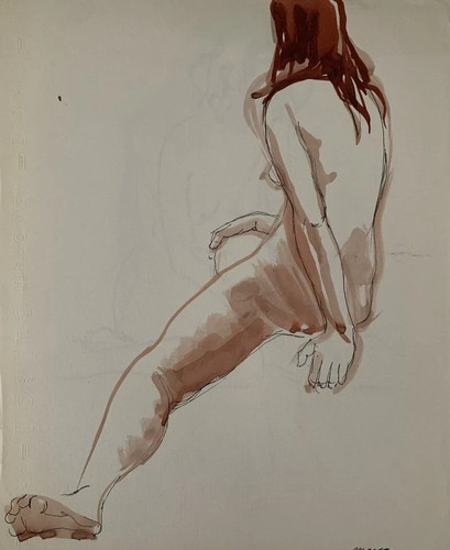 Très beau dessin - très, nu