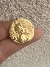 Ancienne Broche En Or Jaune