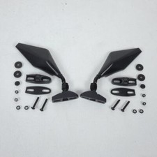 Paire de rétroviseur DRIFT Noir spécial carénage Chaft pour moto IN338 Neuf