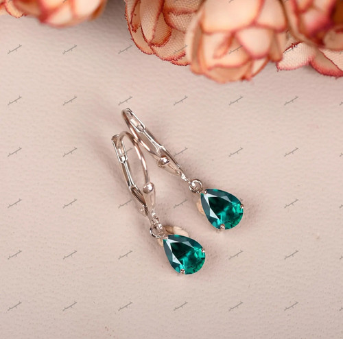 Boucles oreilles saphir - d’oreilles,