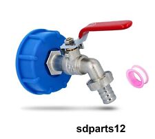 61mm S60 Bouchon de Réservoir IBC Robinet 1" Valve Adaptateur Cuve Recuperateur