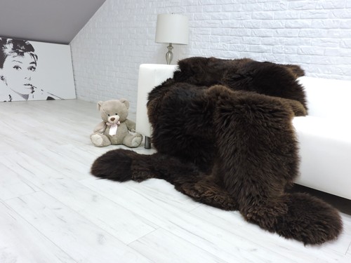 Peaux tapis géant de mouton - peaux, :