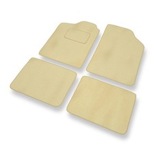 Tapis de sol en velour pour Renault Clio I Hayon (1990-1998) Beige