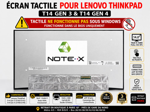Dalle ecran tactile pour - ecran, 14,0"