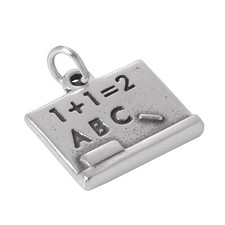 Charm Tableau d'Ecolier en Argent 925/1000