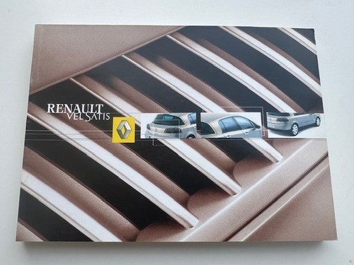 Renault velsatis notice - velsatis,