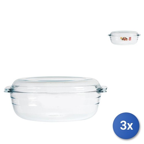 Casseroles ovales avec - ovales,