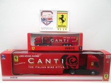 LOT 1/43 + 1/87 IVECO Stralis Ferrari Challenge 2008 Loris Kessel Racing New-Ray