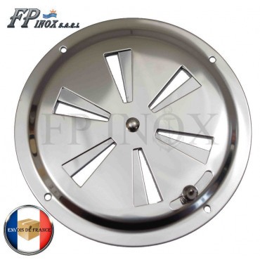 Grille aération ronde 152mm - ronde,