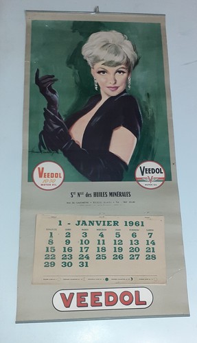 Tres rare calendrier pin - rare,