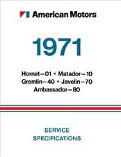 1971 AMC Service Specification