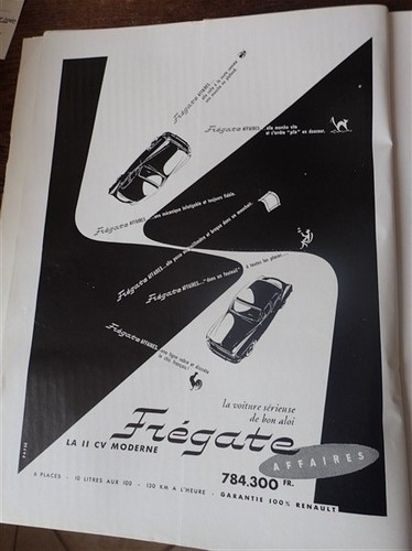 Renault fregate affaires cv - renault,