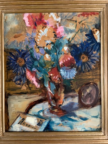 Magnifique huile fauve 1940 - ,