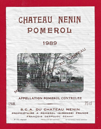Etiquette bordeaux - etiquette,