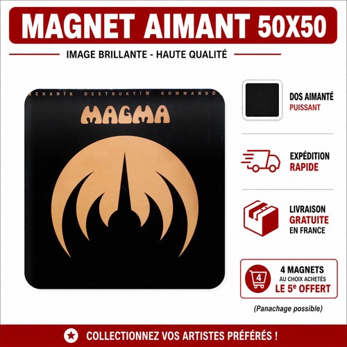 Magnet magma 5x5 - magnet, cm
