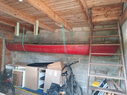 Canoe bois metres - 6,