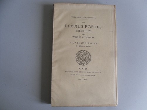 Les femmes poètes - , bretonnes